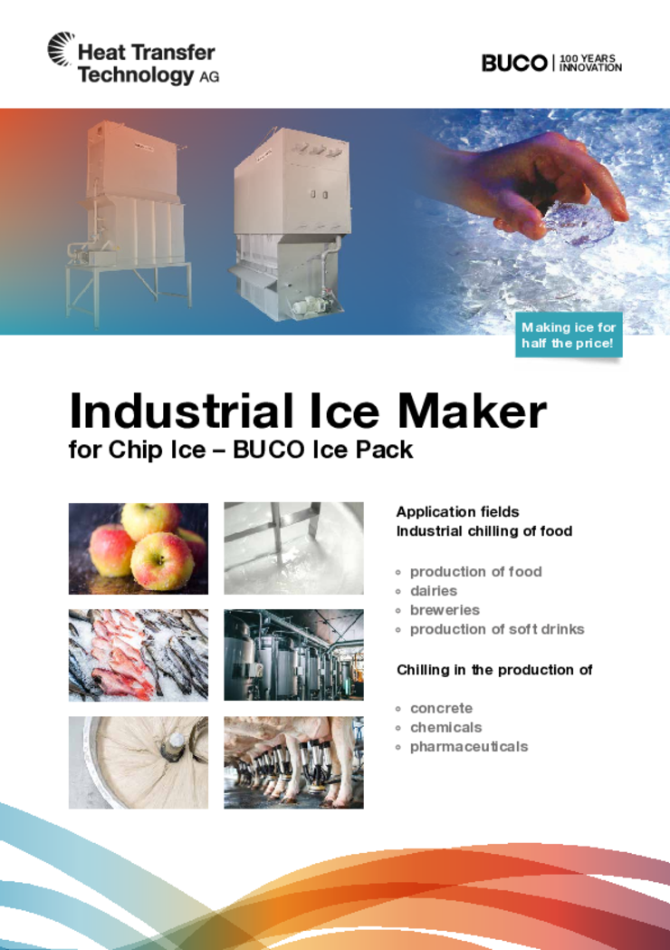 Product Leaflet BUCO Industrial Ice Maker