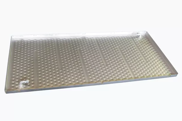 Assiette à coussins simple et gaufrée comme assiette à frire avec stabilité des bords Assiette à coussins simple et gaufrée comme assiette à frire avec stabilité des bords